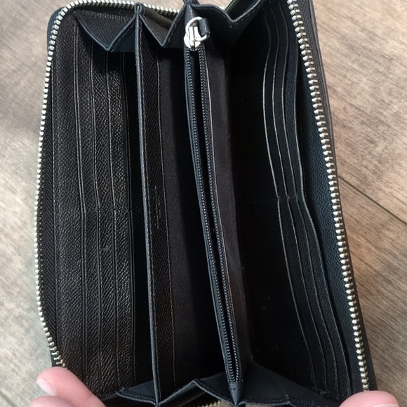 Coach Black and Gray Handbag with Wallet Set - Picture 11 of 13